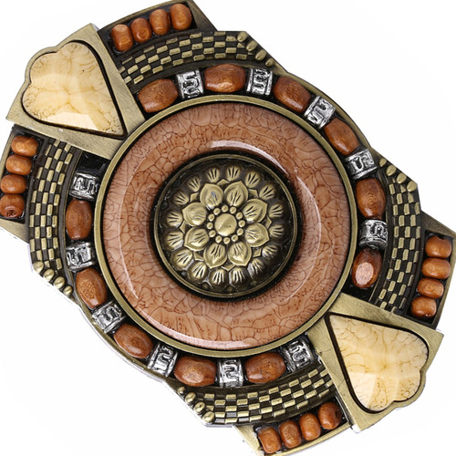 Hebilla De Vaquero Indio Boho Occidental Para Hombre, Nativo