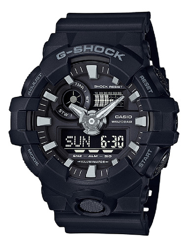 Relógio Casio G-shock Digital-analógico - Ga-700-1bdr