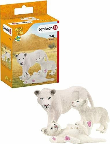 Schleich Wild Life Lion Toy Con Cachorros Animal Toy Set Par