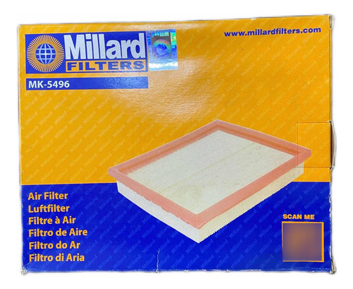 Filtro De Aire Millard Mk-5496 Chevrolet Corsa Chevy