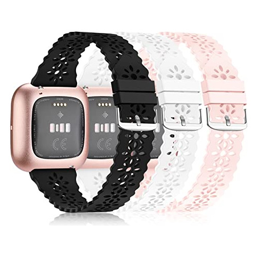 Yaxin 3 Pack Slim Sport Bands Compatible Con Fitbit Gklyt