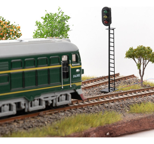 Mini Semáforo De Tren Modelo A Escala 1/87 Ho