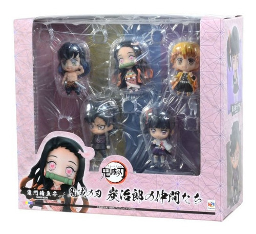 Set Figuras Demon Slayer - Tanjiro With Nakama Mascot Set