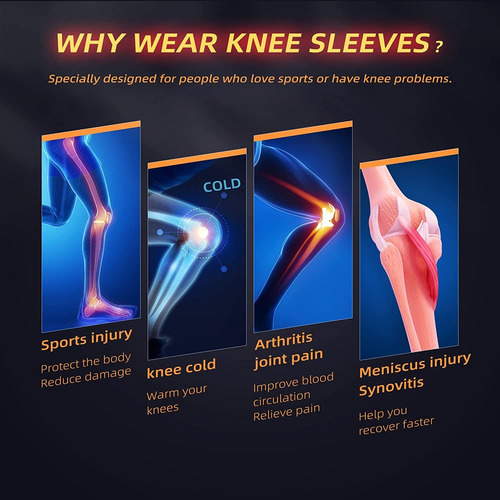 (2pack)copper Knee Sleeve For Arthritis Pain And Support-cop