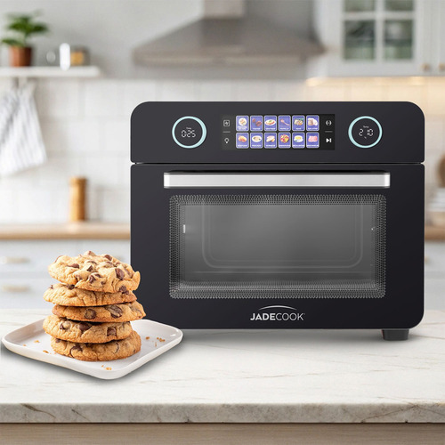 Batería De Cocina Jade Cook Black + Horno Digital / Freidora Negro