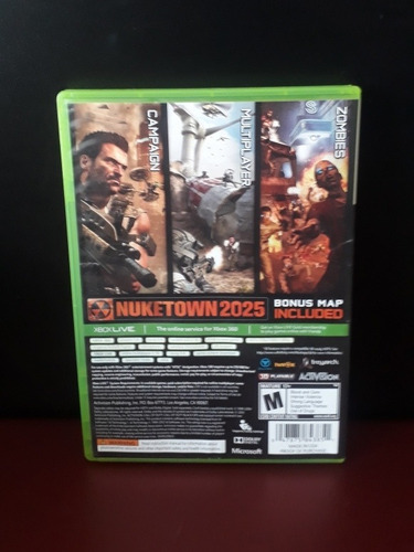 Imagem 2 de 4 de Call Of Duty Black Ops 2 Xbox 360 Mídia Física Frete Grátis