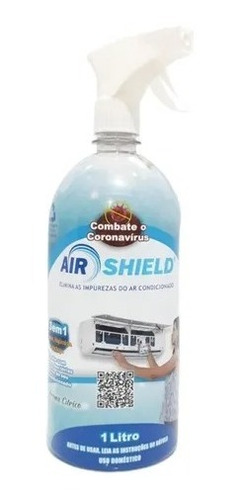 Bactericida Limpeza Ar Condicionado Split Air Shield 1 Litro