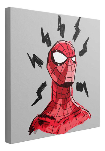 Cuadro Spiderman En Un Boceto De Estilo Moderno 20x20