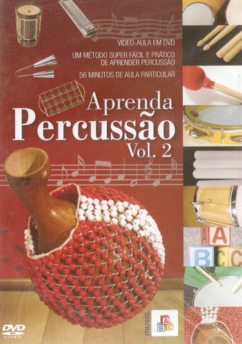 Dvd Aprenda Percussão - Vol. 2