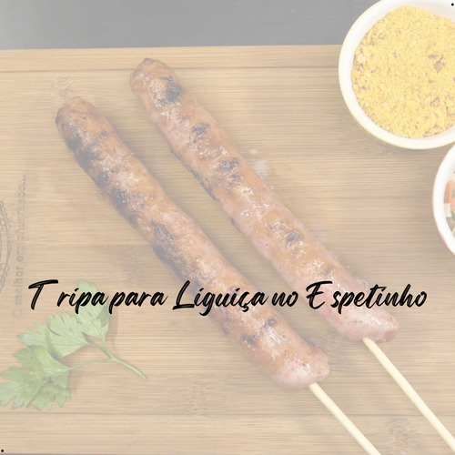Kit 3 Tripas Sintéticas Fazer Linguiça Fina Calibre 22
