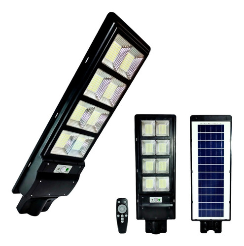 Imagen 4 de 9 de Lámpara Led Solar 400w Luminaria Suburbana Alumbrado Publico