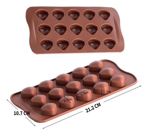 Qe1 7 Moldes Silicon Hornear Reposteria Pastel Chocolate