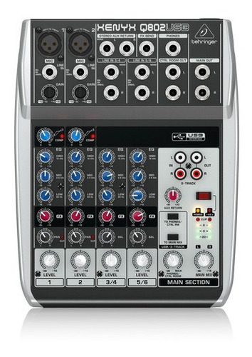 Mezclador Mixer Xenyx Behringer Q802usb + Envío Express