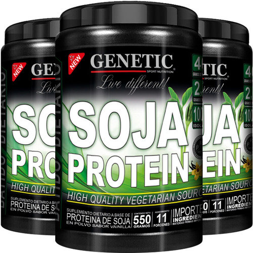 Batido Dieta Proteico Vegano Shake 1,6k Soja Protein Genetic