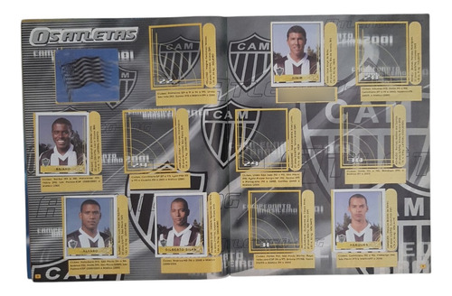 Album Figurinhas Campeonato Brasileiro 2001 Incompleto (Usado)
