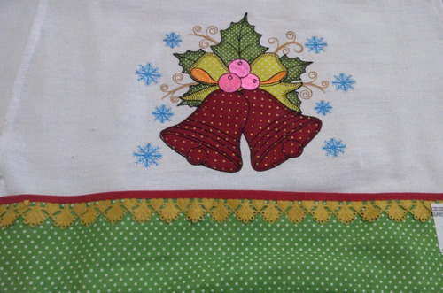 Kit 15 Panos De Prato Natal Bordado Algodão Enfeite Natalino | Parcelamento sem juros Kit 15 Panos De Prato Natal Bordado Algodão Enfeite Natalino | Parcelamento sem juros