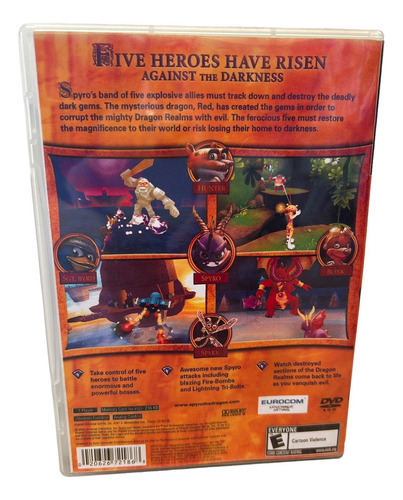Spyro A Heros Tail Play 2 Com Capa E Pôster Ps2