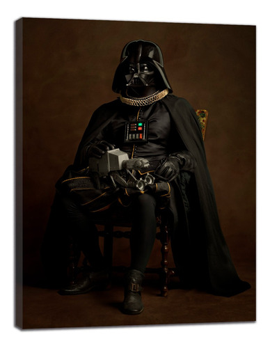 Cuadro Moderno Canvas Darth Vader Elegante