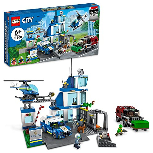 Juego De Juguetes De Construcción Lego City Police Station 6
