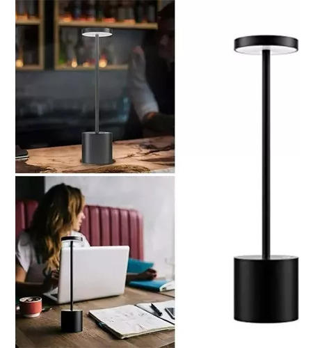 Lámpara De Mesa Inalámbrica Con Luz Nocturna Led Recargable