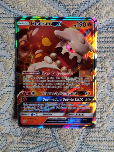 Pokemon Heatran Holofoil Força Fantasma Frete Incluso