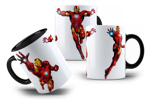 Caneca Presente Fã Iron Man Homem De Ferro Filme Vingadores