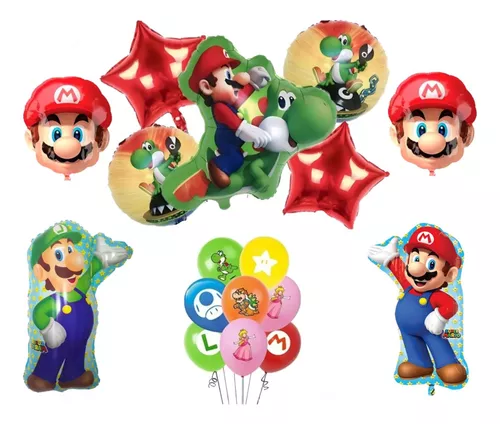 Globo Metalizado Cara de Super Mario Bros 20 — BALLOONS BOGOTA