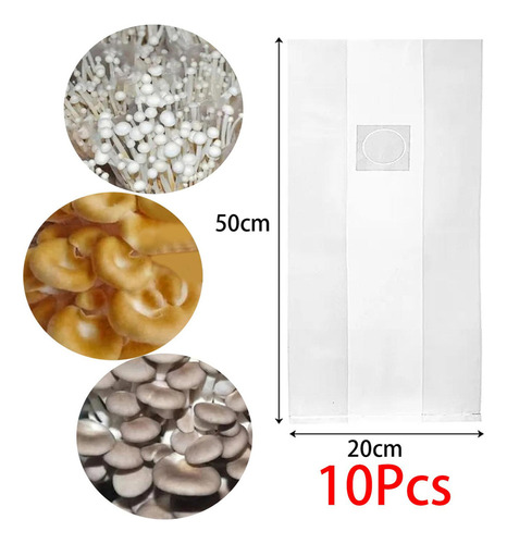 20 Bolsas Compatible Con Cultivo De Hongos, Bolsas De Para