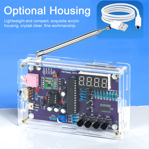 Kit Radio Montaje Placa Circuito Fm Controller Diy Electron