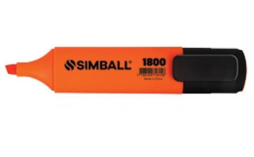  Resaltador Simball 1800 Naranja Fluorescente