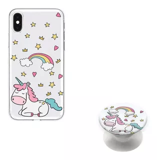 Funda + Popstick Unicornio Para Samsung Galaxy