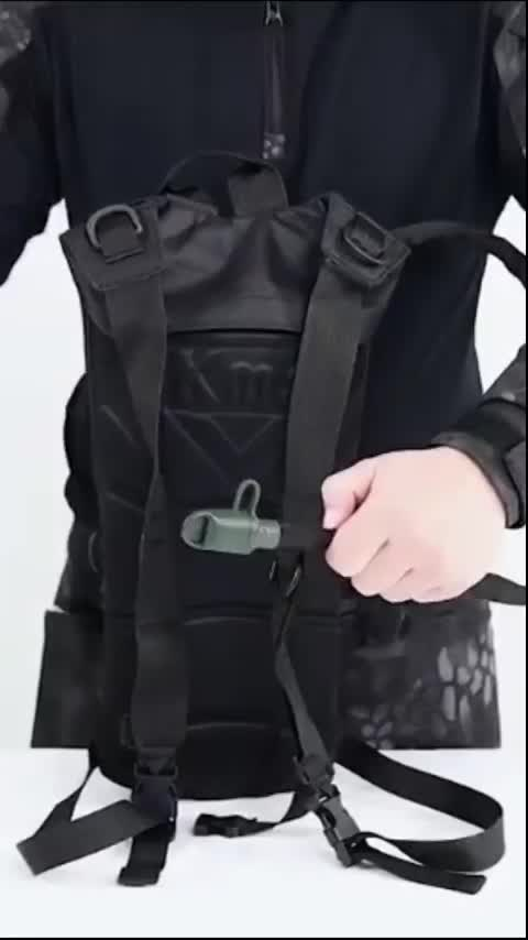 Mochila Hidratante Bolsa Agua 3l Bicicleta Camper Camuflaje De