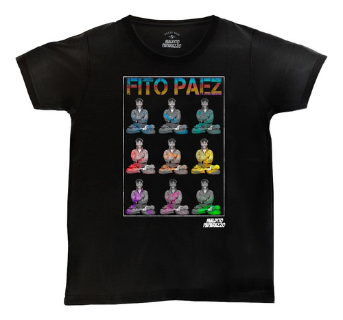 Fito Paez Colores - Remera 100% Algodón-hilado 30/1