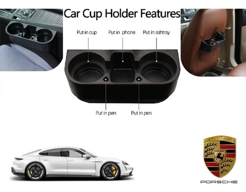 Porta Vasos Con Porta Celular Porsche Taycan Turbo S 2020