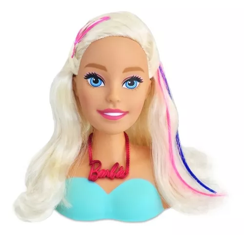 Pupee Barbie Styling Head Faces, Rosa, Busto, 14 peças