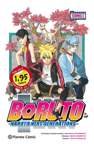 Cómic Manga Boruto Next Generations Tomo 1 Entrega Inmediata