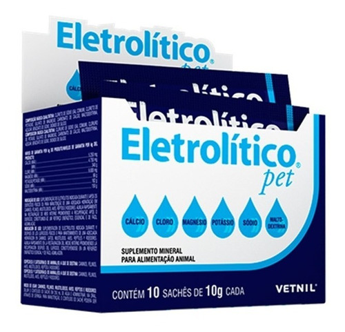 10 X Sobres Electrolítico Pet Rehidratante Perro/gato. Np