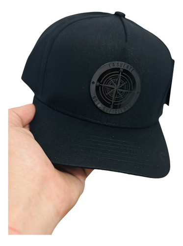 Gorra La Suerte No Es Suficiente Total Black Hatzonefg