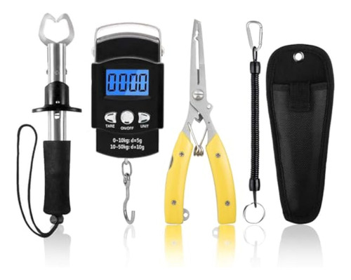 Fishing Tool Kit Fishing Pliers Fish Gripper Fishing Scale