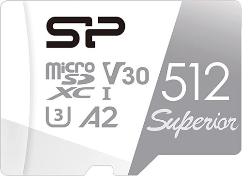 Silicon Power 512 Gb Superior Micro Sdxc Uhs-i (u3), V30 4k.