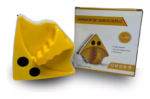 Limpador De Vidro Janela Magnetico Rodo Mágico Dupla Face