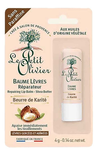 Balsamo De Labios Con Manteca De Karite 4g Le Petit Olivier