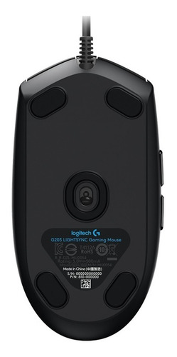 Mouse Logitech G203 Rgb Lightsync Con 6 Botones Para Juegos