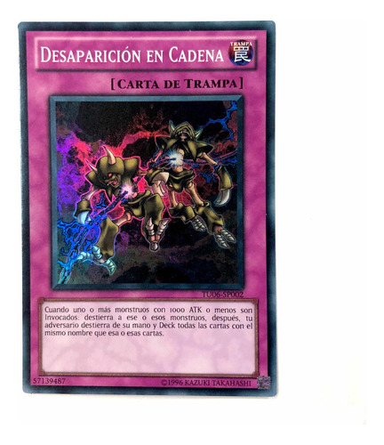 Chain Disappearance - Tu06-sp002 Super Rare Yu-gi-oh 2011