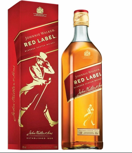 Johnnie Rojo Whisky 1litro