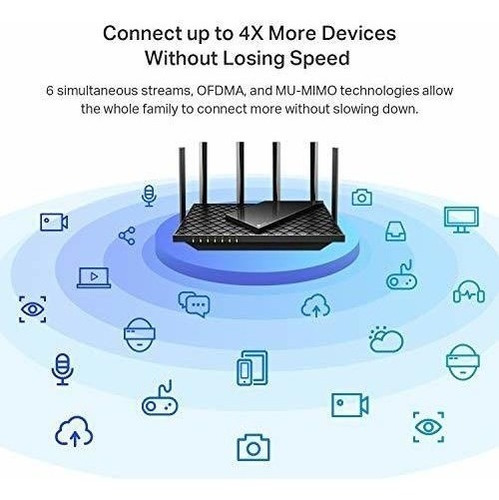 Router Tp-link Ax5400 Banda Dual Inalámbrico -negro