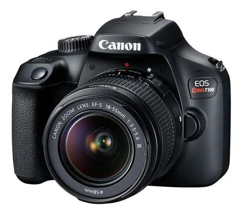 Imagen 1 de 6 de Canon Eos Rebel T100 Kit 18-55mm 18mp Wi-fi Garantia Oficial
