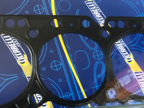 Imagen 3 de 3 de Junta Tapa Chevy 230 250 Competicion Acero 0.6mm Rm