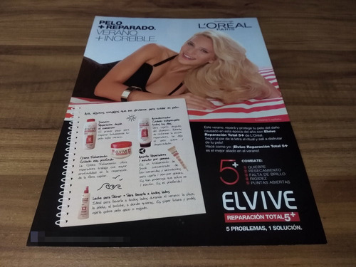 (pg690) Luisana Lopilato * Publicidad Elvive