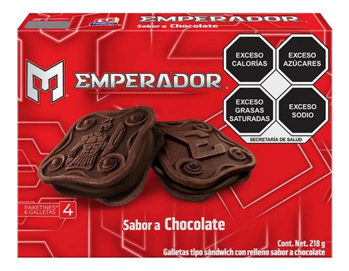 Galletas Emperador Gamesa Sabor Chocolate 218g